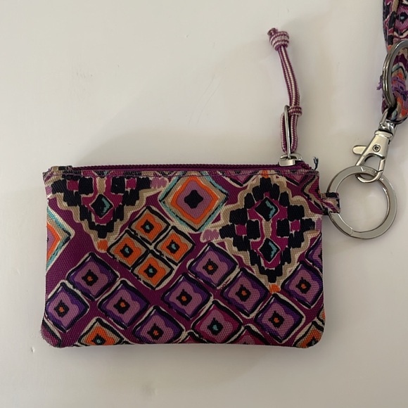 Vera Bradley Zip ID Case & Layer Multi Quilted Cotton - Picture 5 of 7